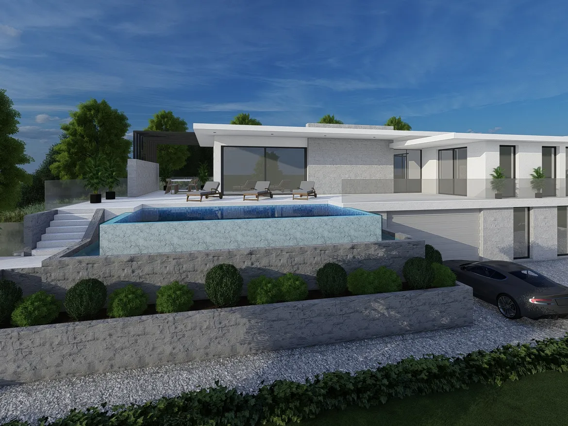 Hilltop Residence – arhitektonska vizualizacija 3