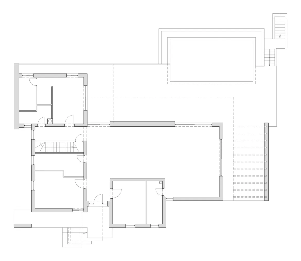 Hilltop Residence – Tlocrt podruma